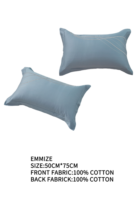 Whale dream (blue)——Embroidery pillowcase