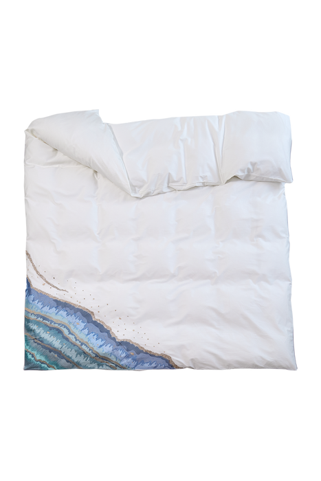 Golden wave——Embroidery quilt cover
